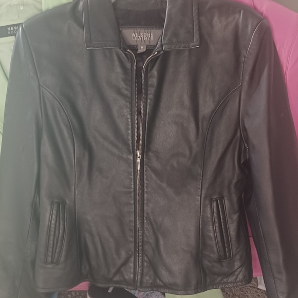 Wilsons Leather Jackets & Blazers - Black Wilson coat jacket